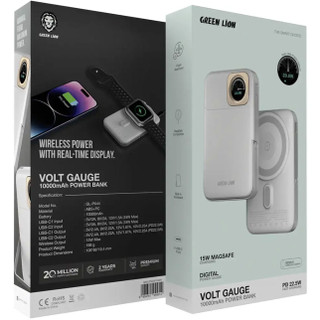 پاور بانک 10000 وایرلس گرین لاین مدل GL-PX44 توان 22.5 وات